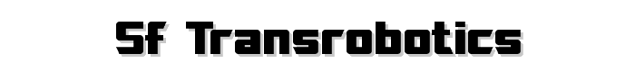 SF TransRobotics font